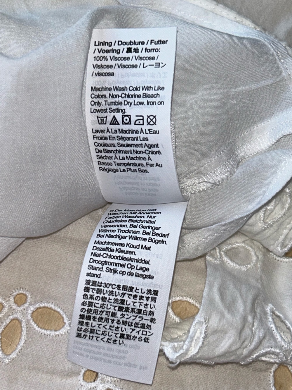 J. Crew Spring Garden Button Up Collar Top Eyelet White Puff Sleeves Size 4 NWOT - Picture 15 of 16
